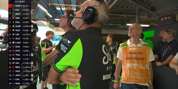 F1意大利站三练：诺里斯全场最快，勒克莱尔第2，汉密尔顿第7